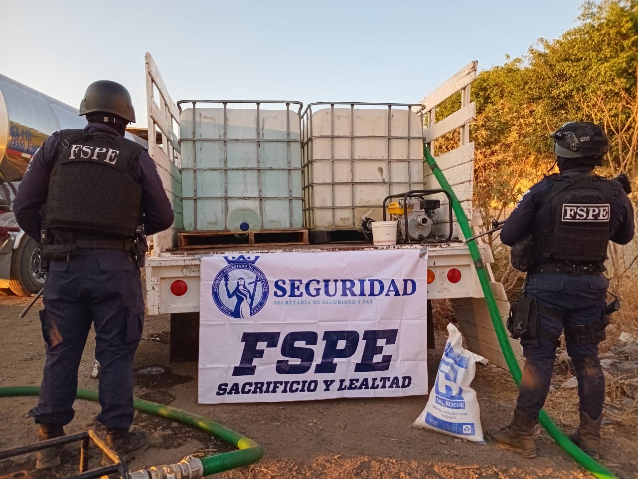 Recuperan 66 mil litros de leche presuntamente robada en Apaseo el Grande