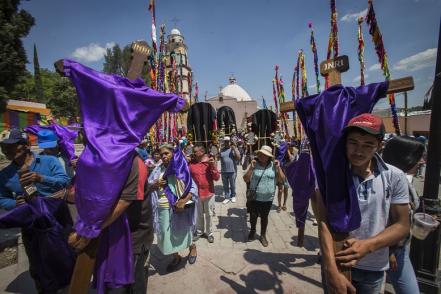 Tolimán, unión de rituales en Semana Santa