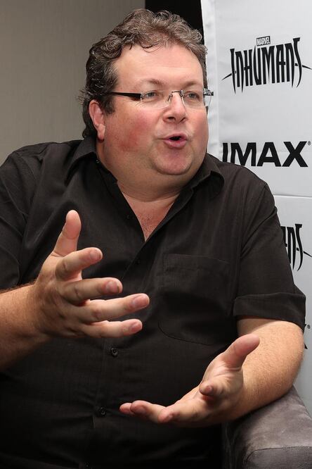 Reiné cuenta que la serie necesitó de muchas imágenes por computadora (ARIEL OJEDA. EL UNIVERSAL)