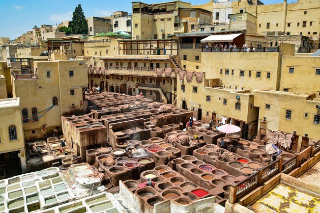 Chouwara. La ciudad curtidora más famosa del mundo