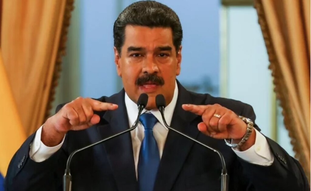 El presidente de Venezuela, Nicolás Maduro, habla durante una rueda de prensa en el palacio presidencial de Miraflores, en Caracas (Foto: EFE / Archivo)