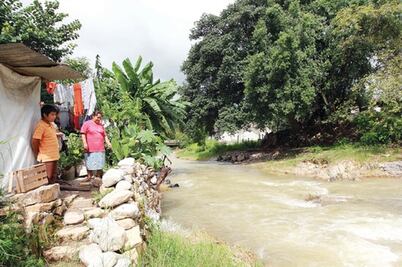 En peligro por el aumento de cauce 