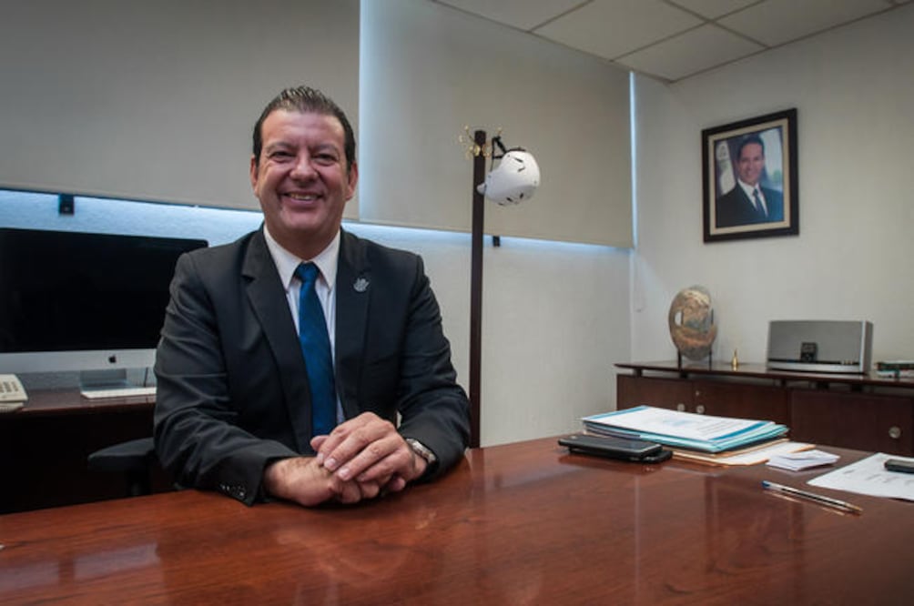 Alejandro López informó que en próximos días presentarán el Plan Estatal de Movilidad 2016-2021 y una aplicación para denunciar irregularidades. (FOTO: RICARDO LUGO. EL UNIVERSAL)