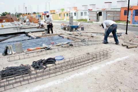Baja sector de la construcción