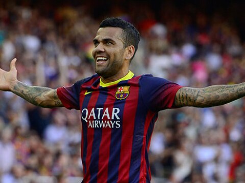 Alves, ausente con Barcelona