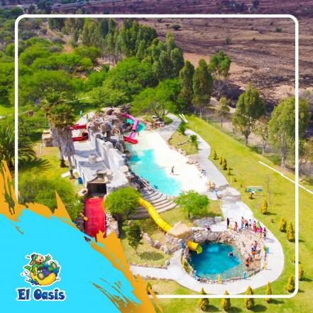 Balneario El Oasis en Querétaro: aguas termales y toboganes por 150 pesos 