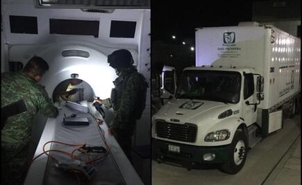 IMSS se deslinda de camión lleno de cocaína