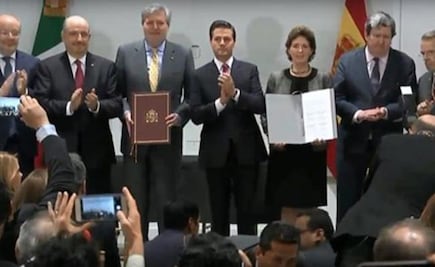 Firman México y España memorándum para promoción de la lengua española