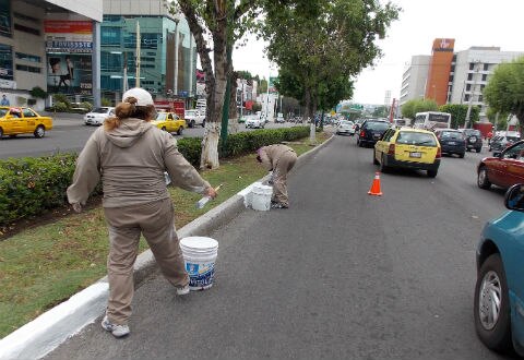 Pintado de banquetas