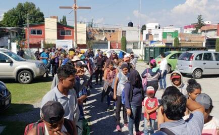Llega a Puebla pequeño grupo de migrantes, van a CDMX