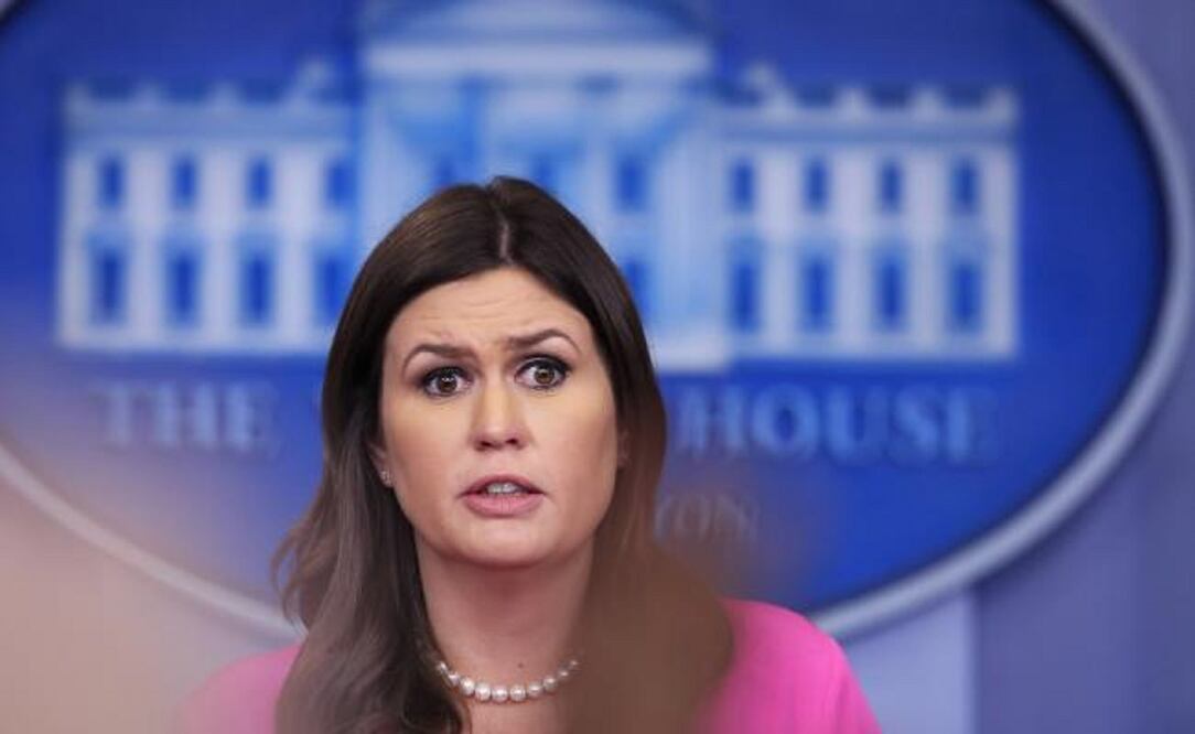 La vocera presidencial, Sarah Sanders (Foto: AP)