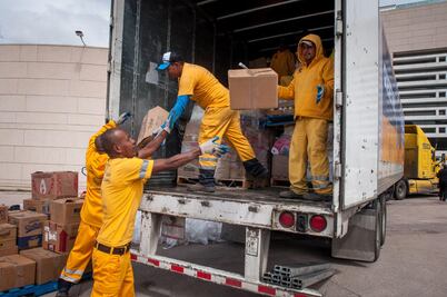 La capital ha entregado 104 toneladas de víveres: Marcos Aguilar Vega