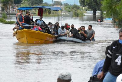 Darán de 5 mil a 30 mil pesos a damnificados por inundaciones 