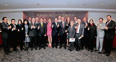 Senadores de PRI y PVEM apoyan