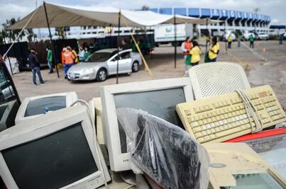 Juntan más de 20 toneladas de eléctricos y electrónicos en Querétaro