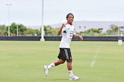 Gio, listo para el partido ante Jamaica 