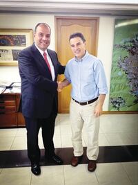 Se reúne Loyola Vera con edil de Medellín