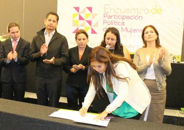 Convenio de inclusión política de mujeres