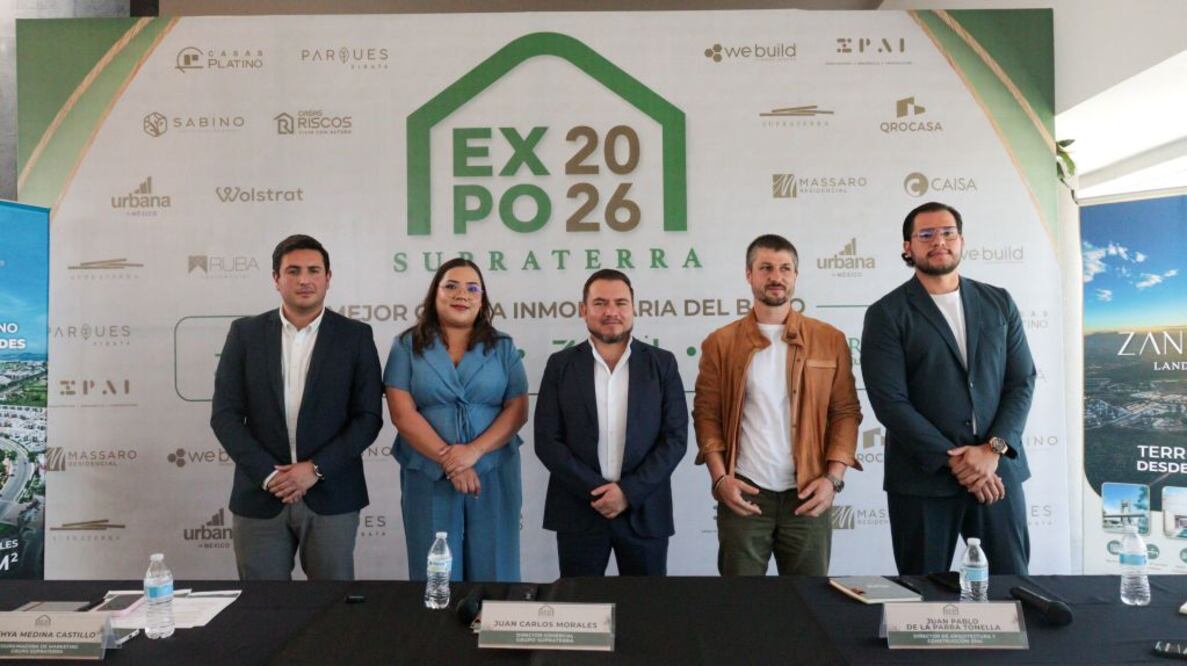 Próximamente Expo Supraterra 2026, del 24 al 26 de julio. Estarán presentes los promotores de cada fraccionamiento. FOTO. ESPECIAL