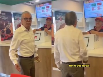 "Lord Donas": hombre protagoniza discusión en sucursal de Krispy Kreme en Querétaro