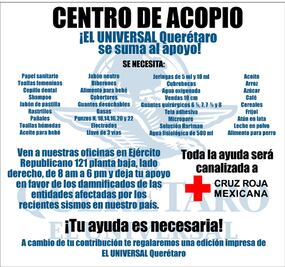 ¿Qué podemos llevar a los centros de acopio?