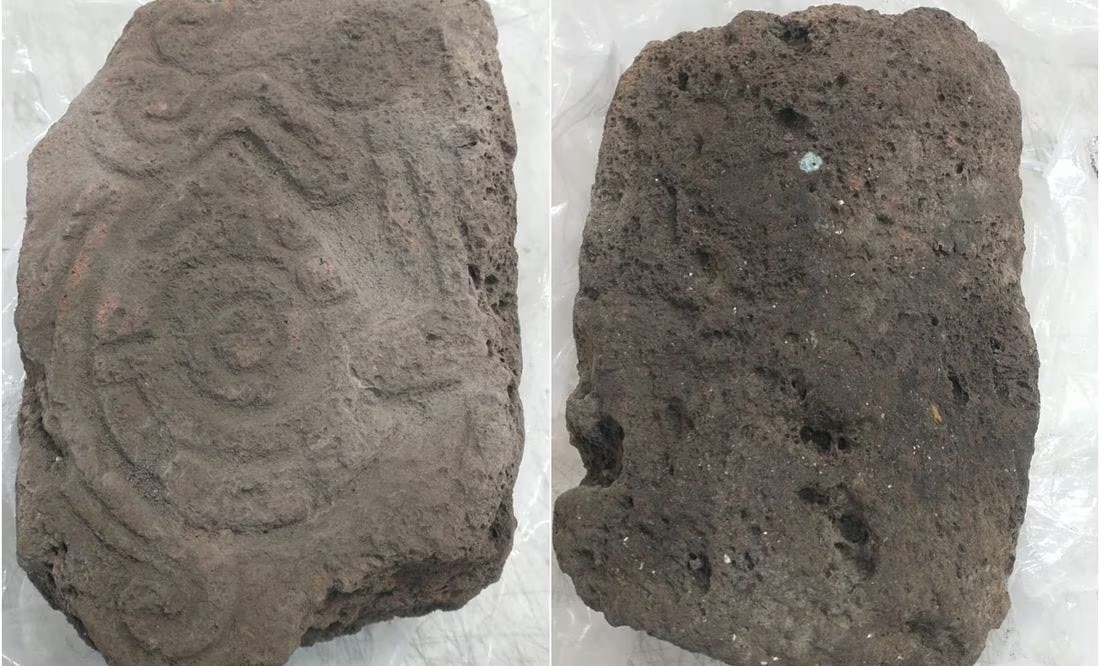 Transportan por paquetería posible pieza arqueológica; Guardia Nacional la descubre en Querétaro