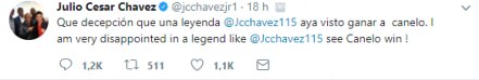 Julio César Chávez Jr. explota en contra de su papá