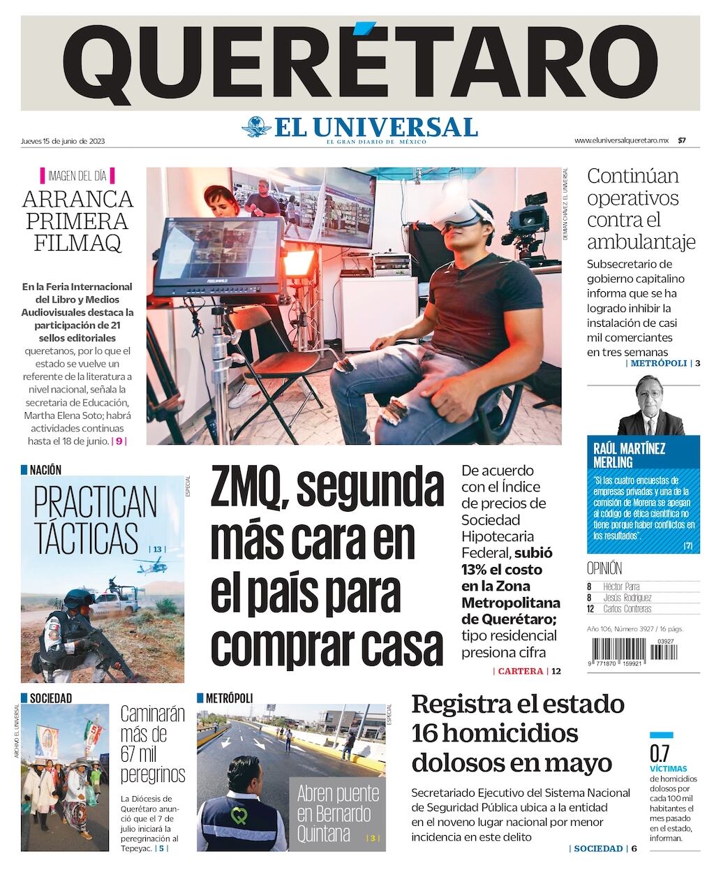 Portada 15 de junio de 2023