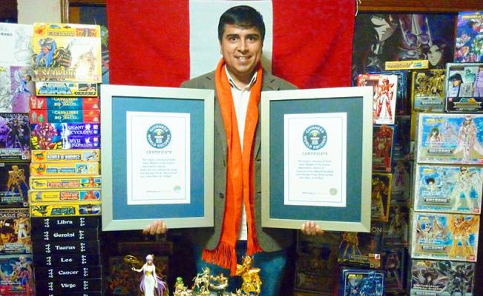 Con armadura de caballero