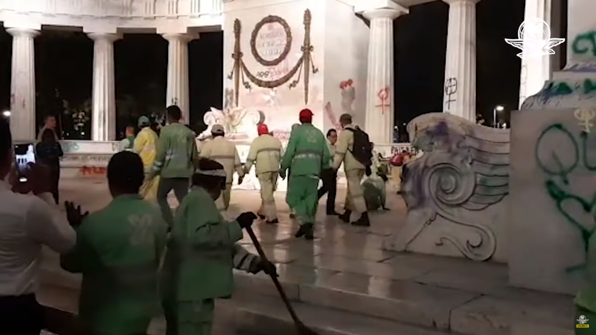 Sin freno, el vandalismo durante marcha de mujeres