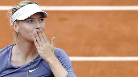 Sharapova, a octavos por la vía rápida