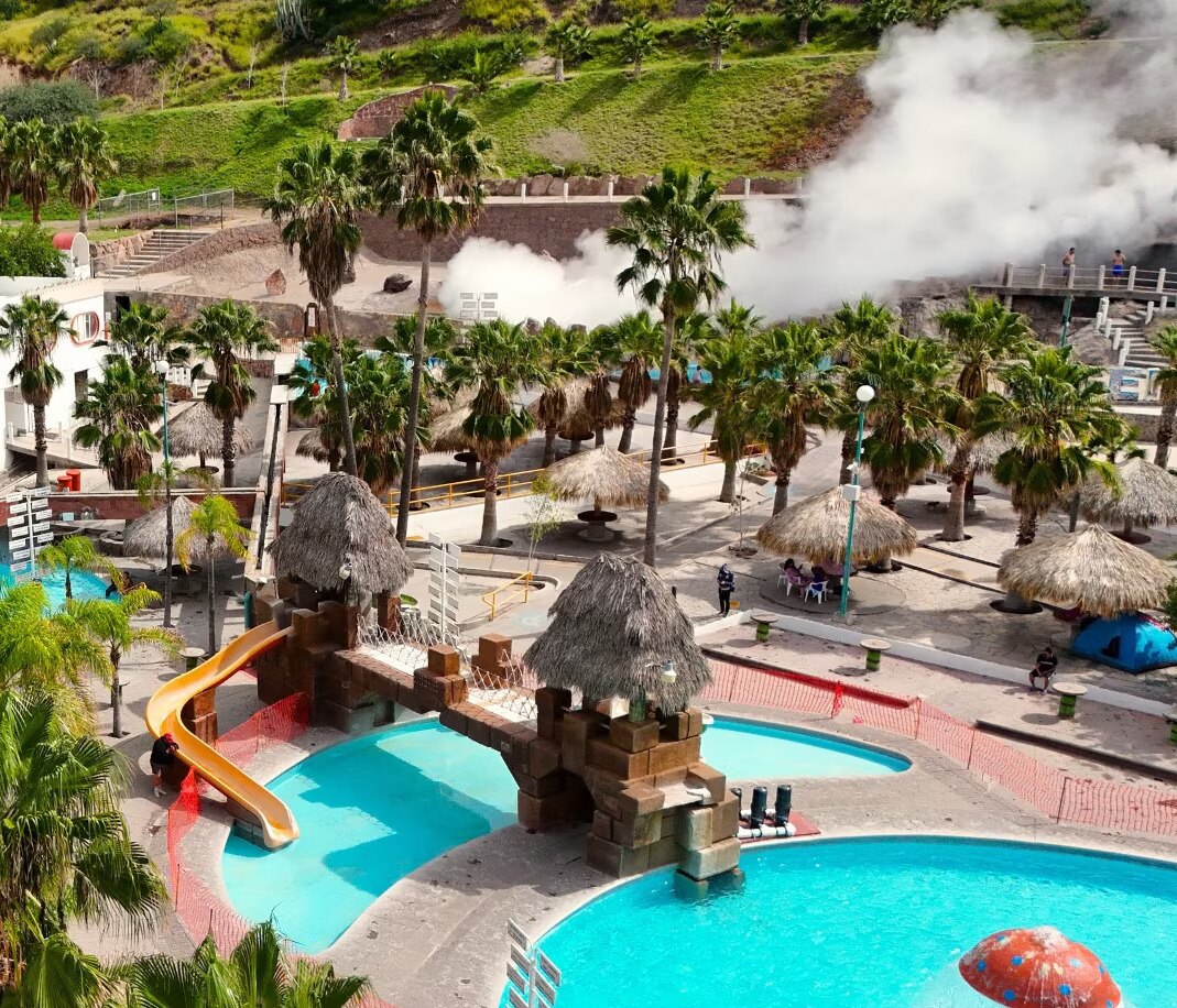 Balneario el Geiser. Foto: www.elgeiser.mx