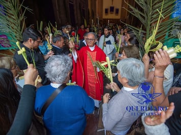 Domingo de Ramos se vive con fe y devoción en Querétaro