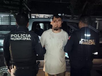 Detienen a hombre que disparó contra policías en Pedro Escobedo