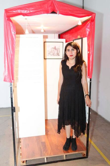 La creadora presenta obras pictóricas, esculturas, fotografías e instalación (GUILLERMO GONZÁLEZ. EL UNIVERSAL)