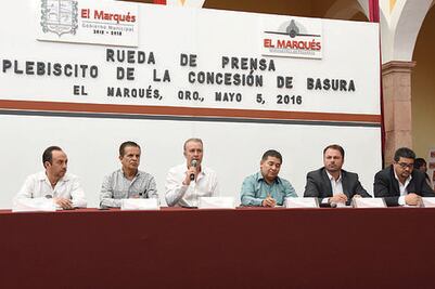 “Concesión de basura será decisión de marquesinos”