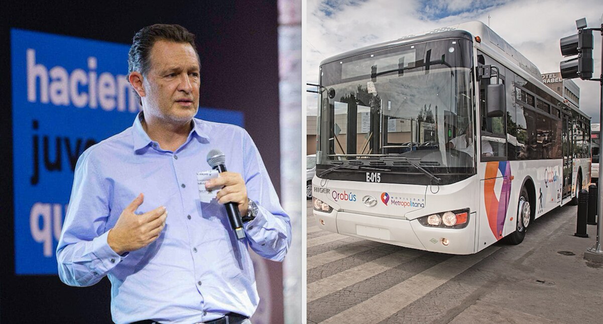 Mauricio Kuri presenta nuevo modelo de transporte público para Querétaro