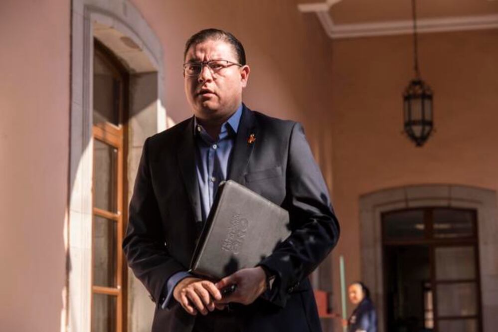 El secretario del Trabajo estatal, José Luis Aguilera Rico, confirmó la entrega de recursos para los microempresarios que generen trabajo para los queretanos. (DEMIÁN CHÁVEZ. EL UNIVERSAL.)