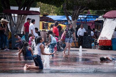 Fuentes capitalinas. Oasis en Sábado de Gloria