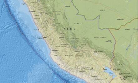 Se registra sismo de 7.1 en Perú