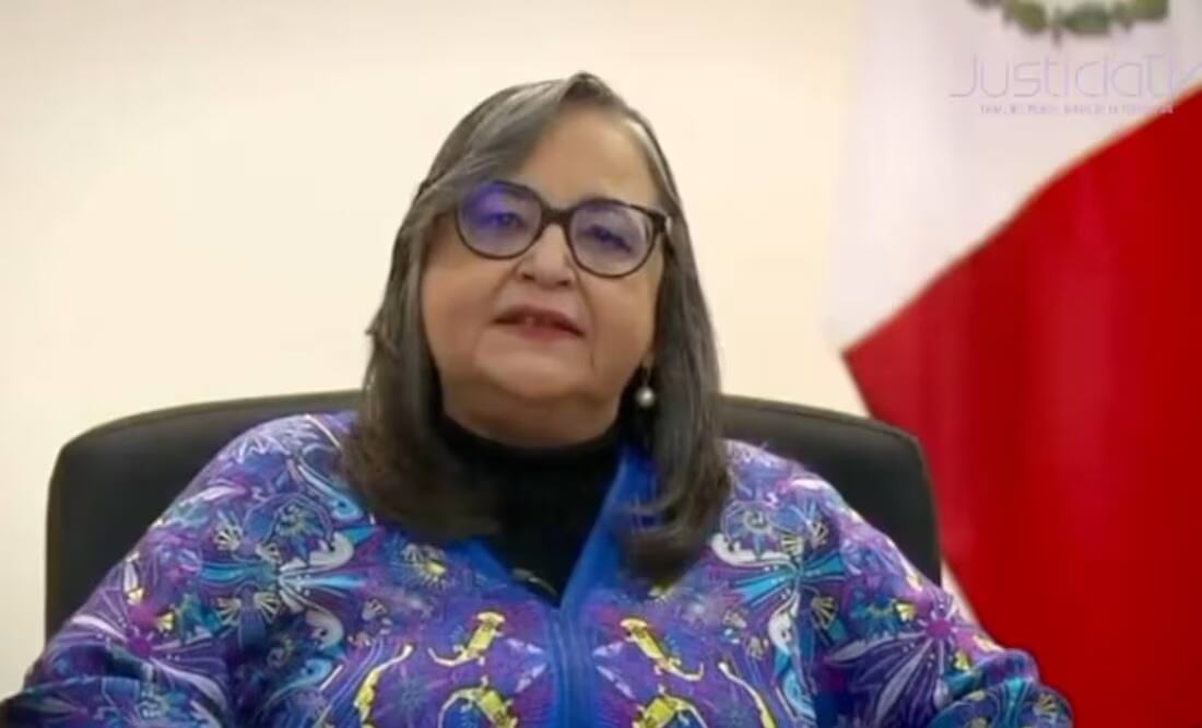 La ministra presidenta de la Suprema Corte de Justica de la Nación (SCJN), Norma Lucía Piña Hernández. Foto: Captura de pantalla