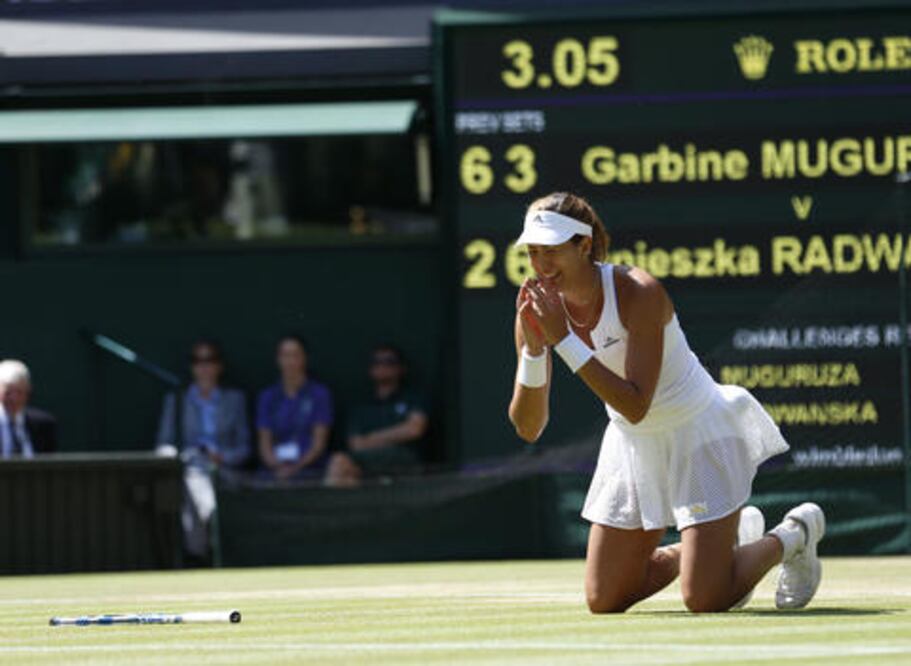 Muguruza, por la campanada