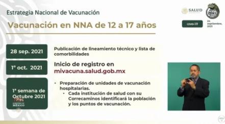 Vacunación COVID-19 a niños con comorbilidades inicia en segunda semana de octubre