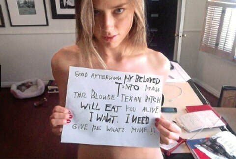 Filtran  foto  sensual dedicada a Depp