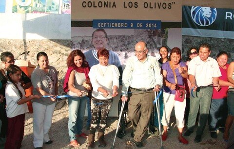 Entrega edil obra de dren pluvial en Los Olivos