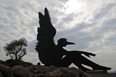 Obra de Marín, vandalizada antes de inaugurarse