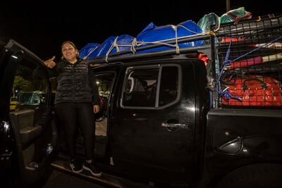 Un convoy de 2 mil 380 "trokas" cargadas de "ánimo" salió de Texas; la mitad se dirigía a Querétaro