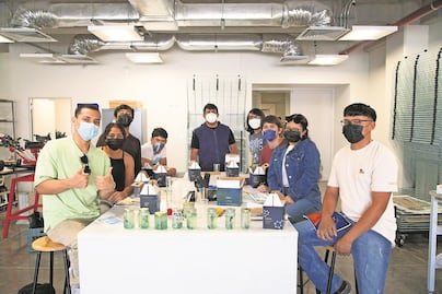 Experimentan con un Jardín químico