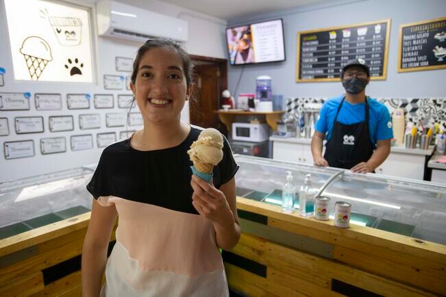 ¡Helados para veganos, diabéticos y... los lomitos!