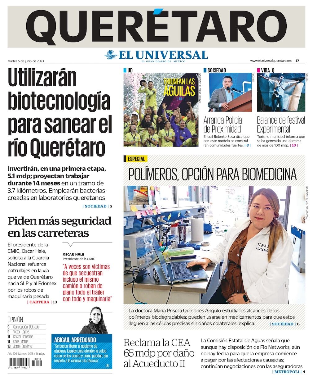 Portada 06 de junio de 2023